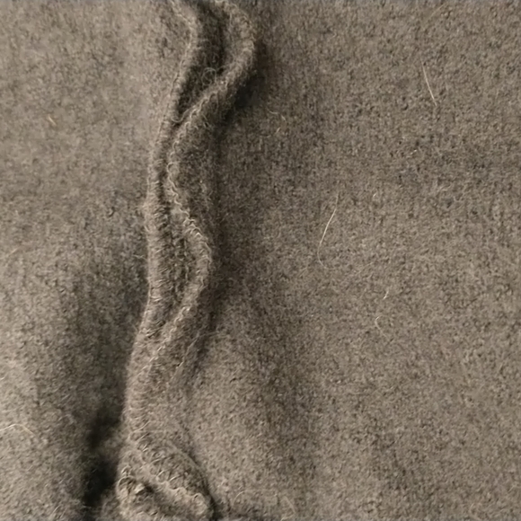 Avant Garde Moyuru Wool Coat Japanese Asymmetrical Art to Wear in Black  Damaged - Picture 9 of 16